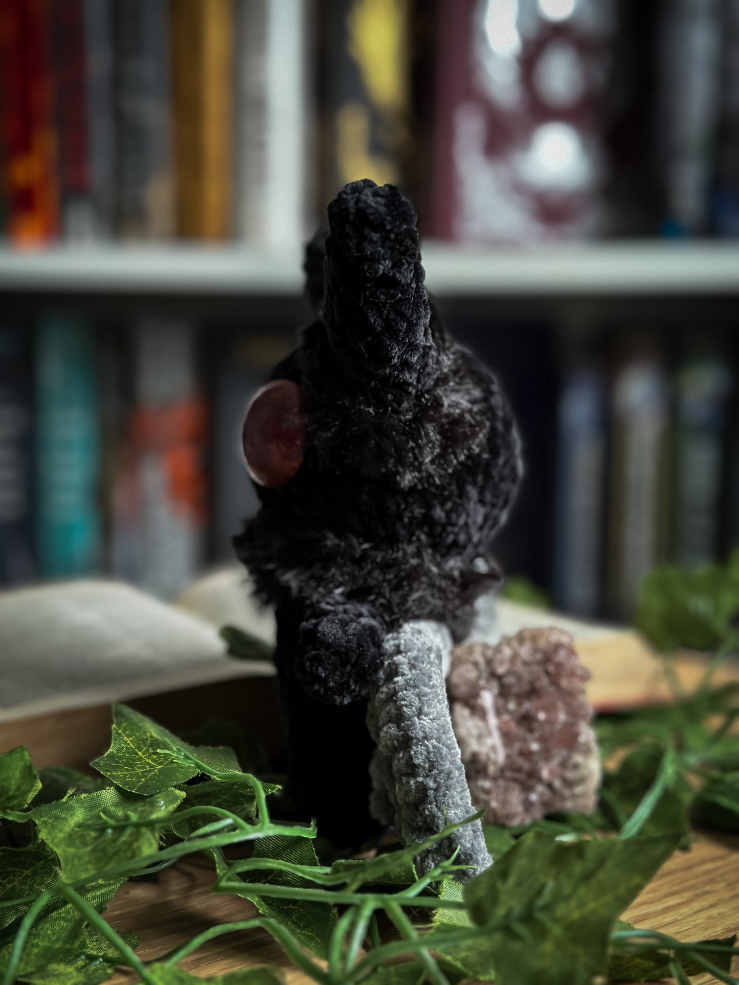 Mothman Plush | Handmade Cryptid Familiar