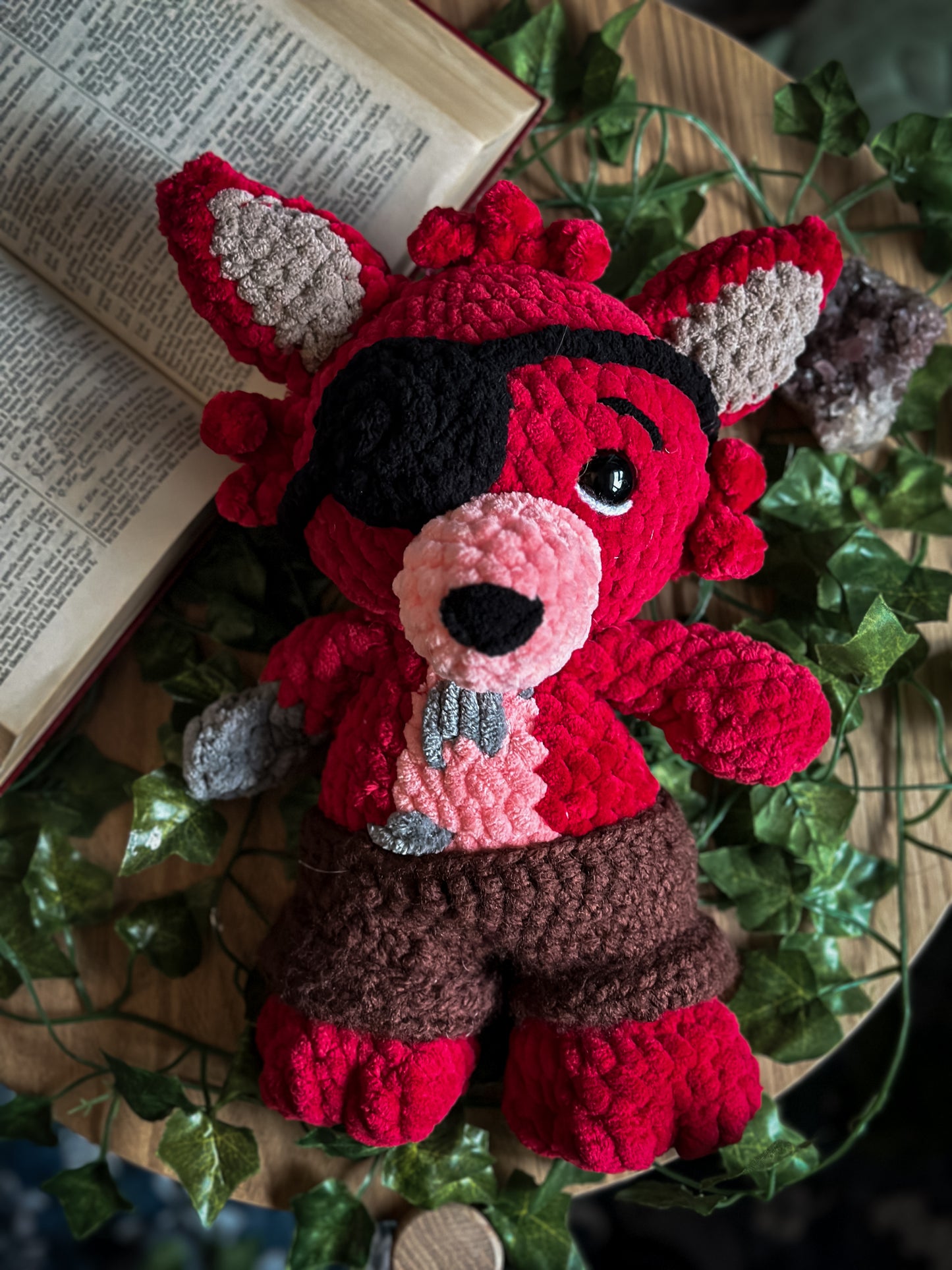 Foxy Plush | Five Nights at Freddy’s-Inspired Crochet Familiar