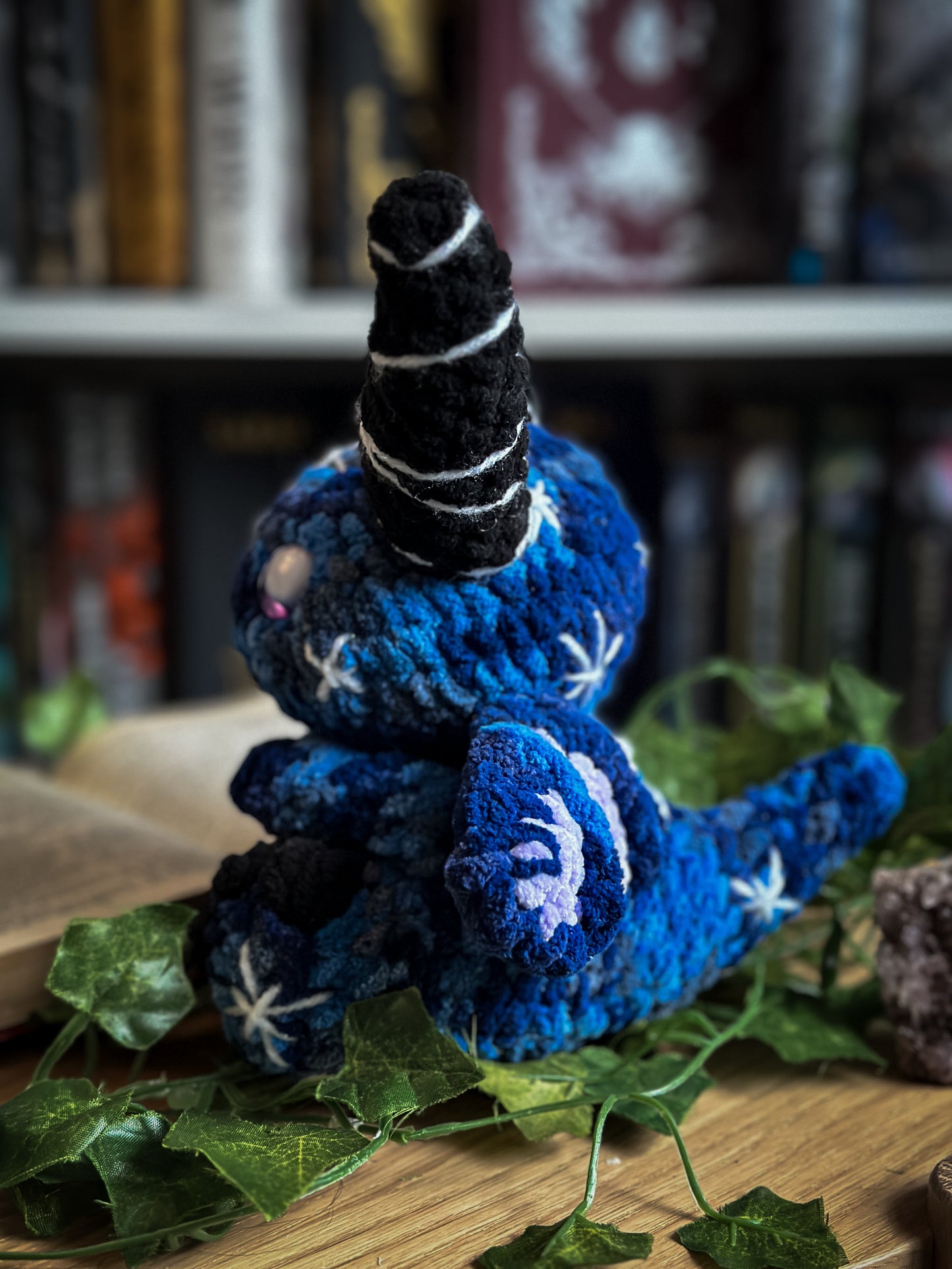 Cosmic Imp Plush | Handmade Celestial Crocheted Familiar