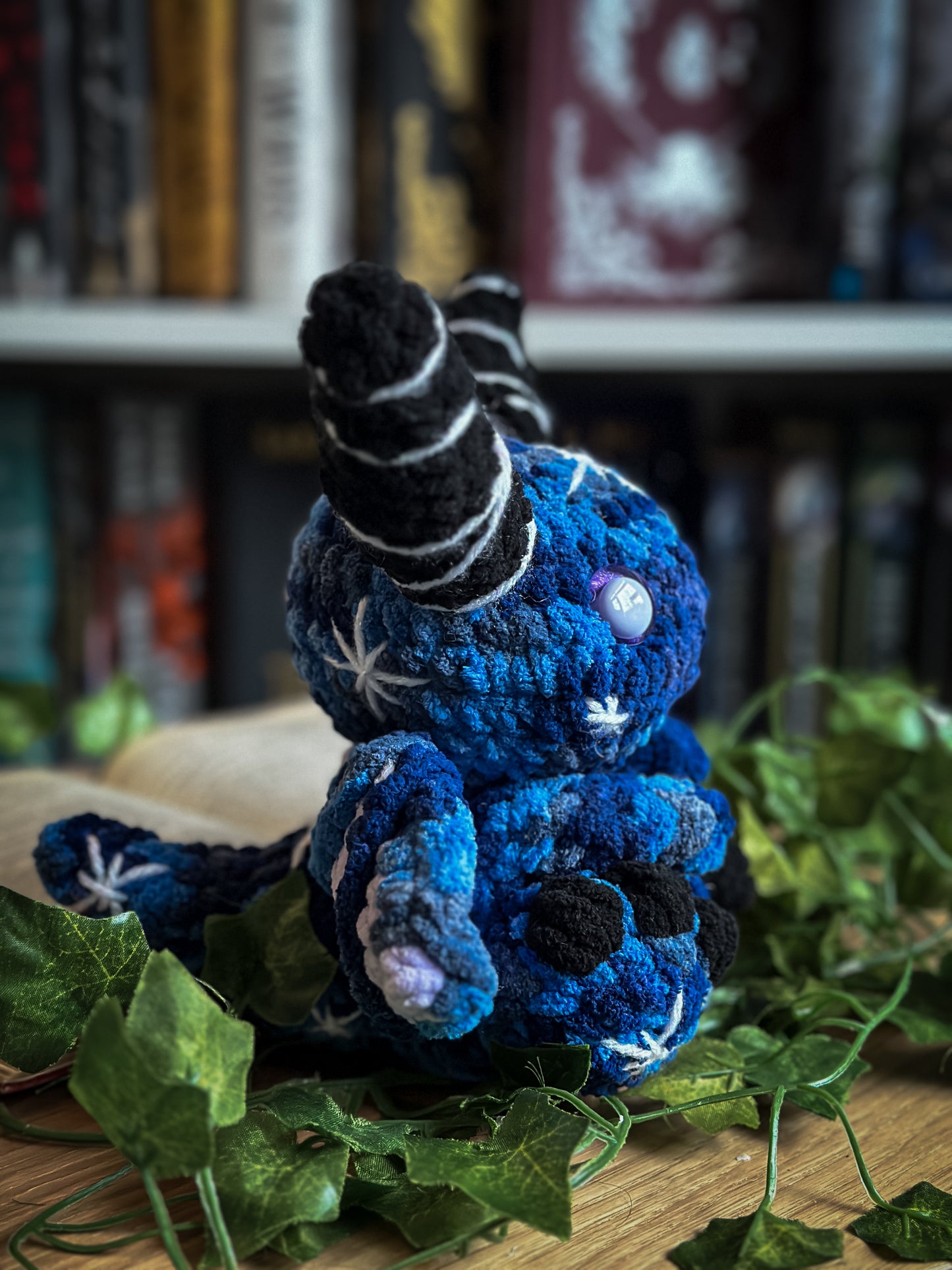 Cosmic Imp Plush | Handmade Celestial Crocheted Familiar